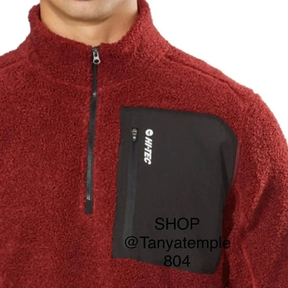 Hi-Tec Men’s ¼ Zip Pullover Medium - Picture 2 of 9